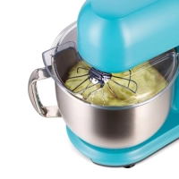 Цельнометаллический планетарный миксер КТ-3473-2 Бирюзовый - 1500 Вт