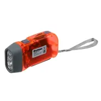 ЕРМАК Фонарик динамический 3 LED, пластик, 50х100х30 мм