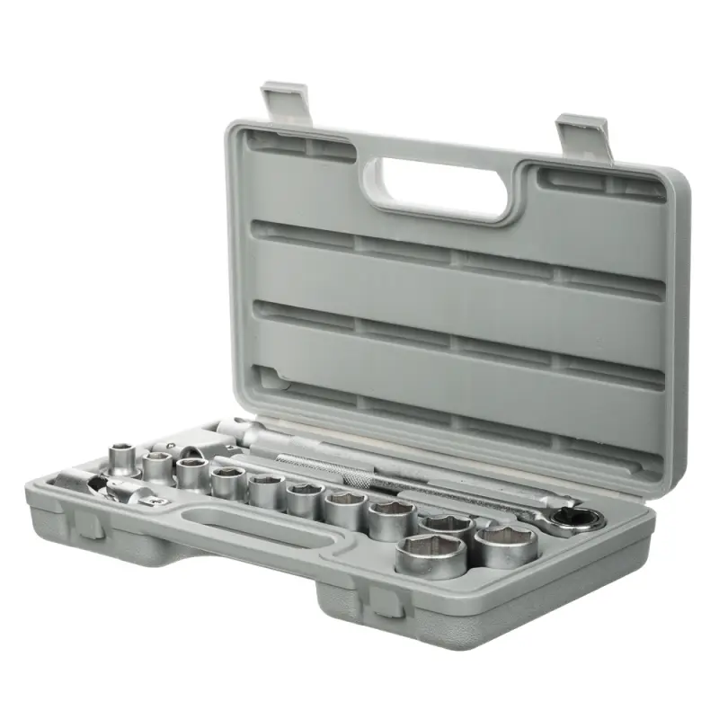 ЕРМАК Набор головок, 16 предм., 10-27мм, с карданным шарниром 1/2"