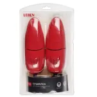LEBEN Сушилка для обуви раздвижная,18x6x4,5см, пластик, 220В, 20Вт