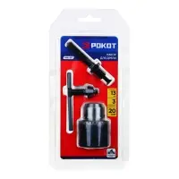 РОКОТ Набор для дрели 3 пр. (патрон ключевой 13мм 20UNF, ключ для патрона, переходник SDSplus - 20 U