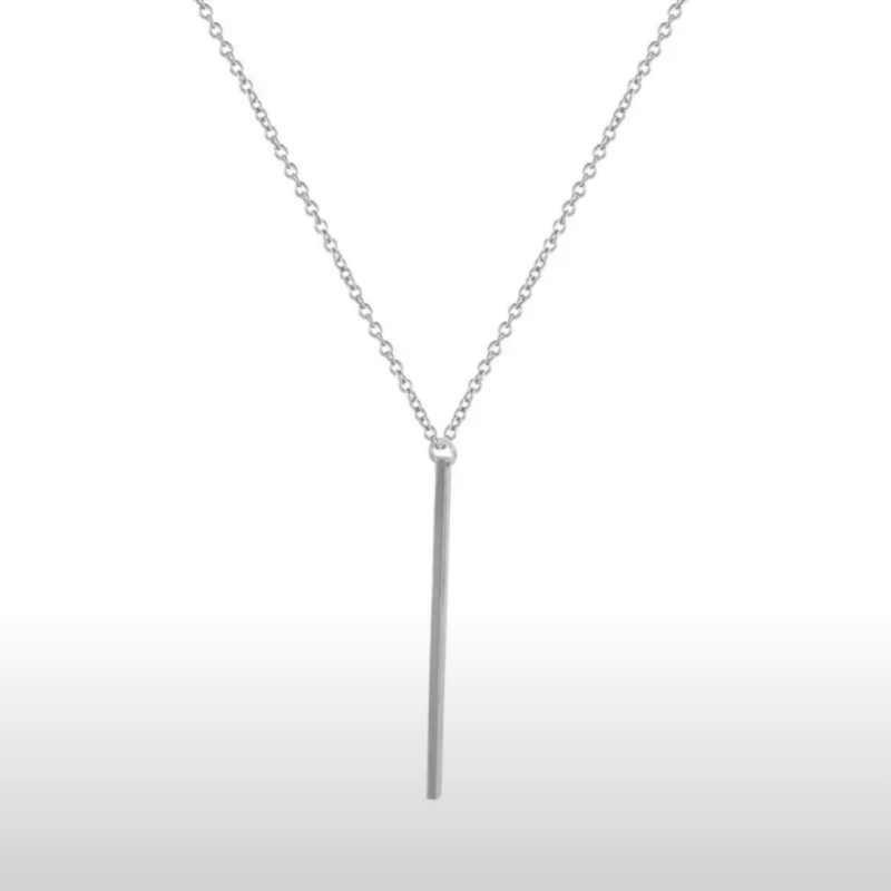 Серебряное ожерелье с подвеской