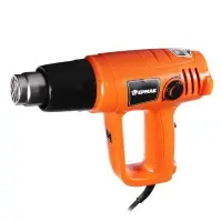 ЕРМАК Фен технический ФТ-2000Вт/2 (80C&deg;-600C&deg;), кейс 5 насадок