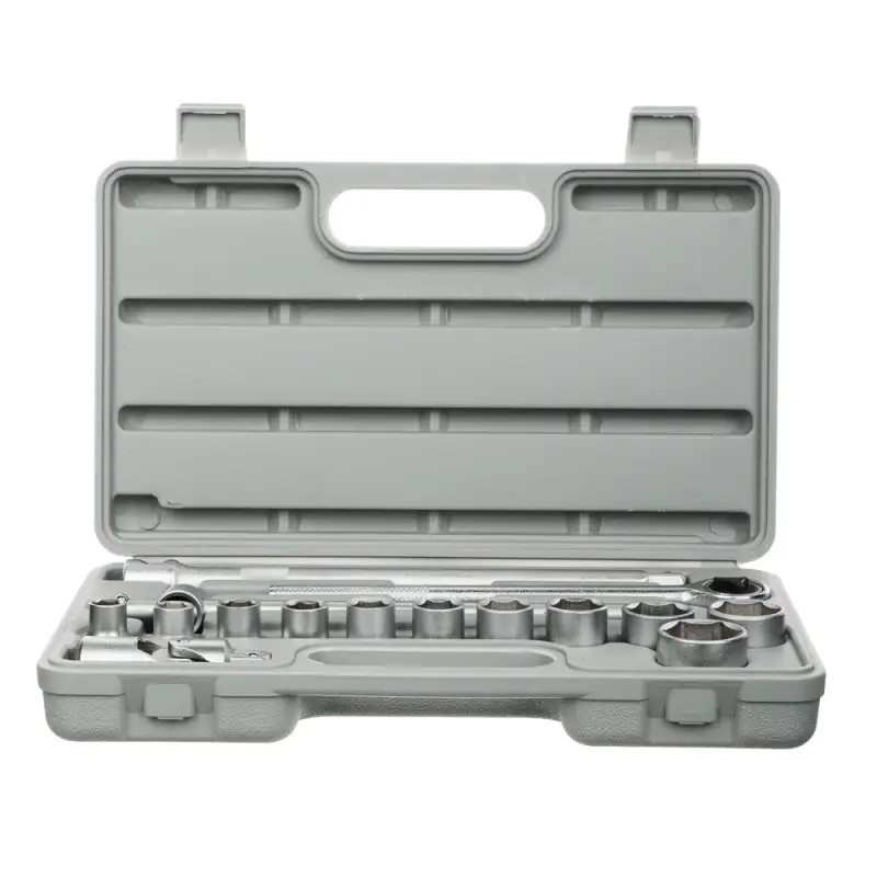 ЕРМАК Набор головок, 16 предм., 10-27мм, с карданным шарниром 1/2"