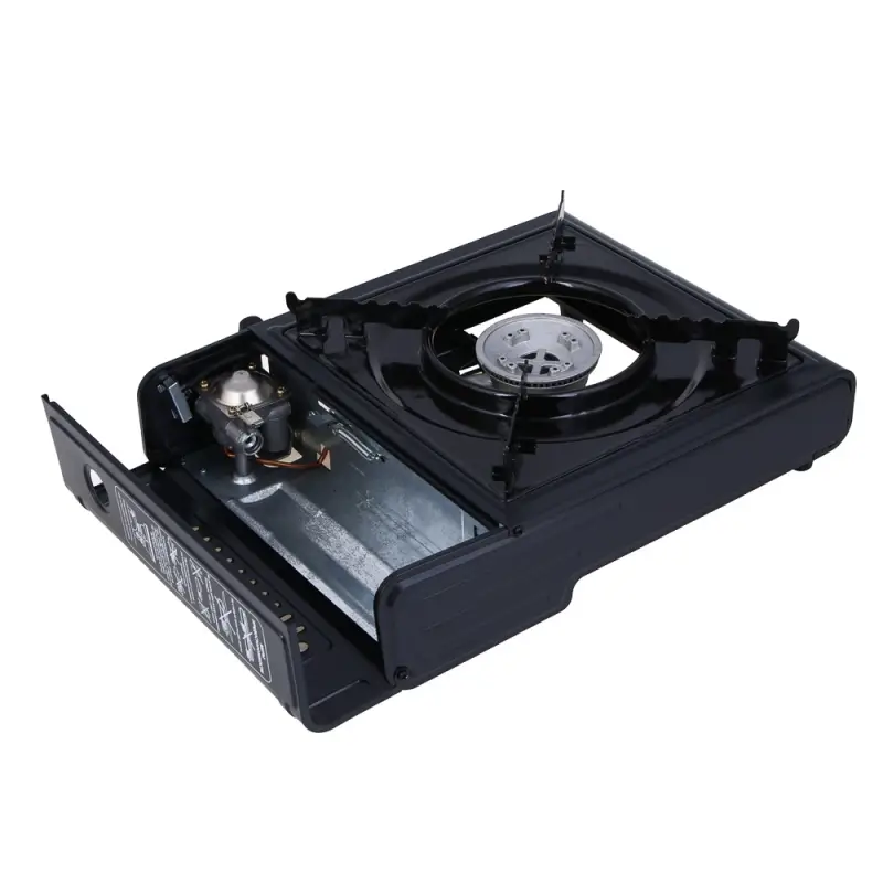 РОКОТ Плитка газовая к бал. с цанговым захватом портатив., в кейсе, 32,2х27,1х7,5см, металл, пластик