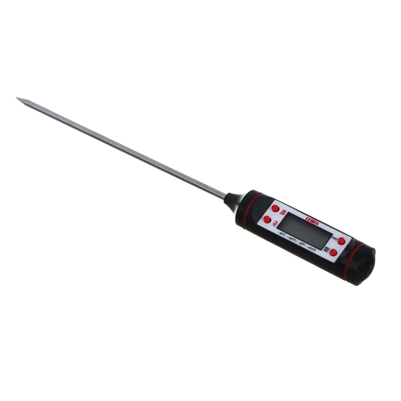 LEBEN Термощуп кухонный, max 300C, от LR44, чёрный