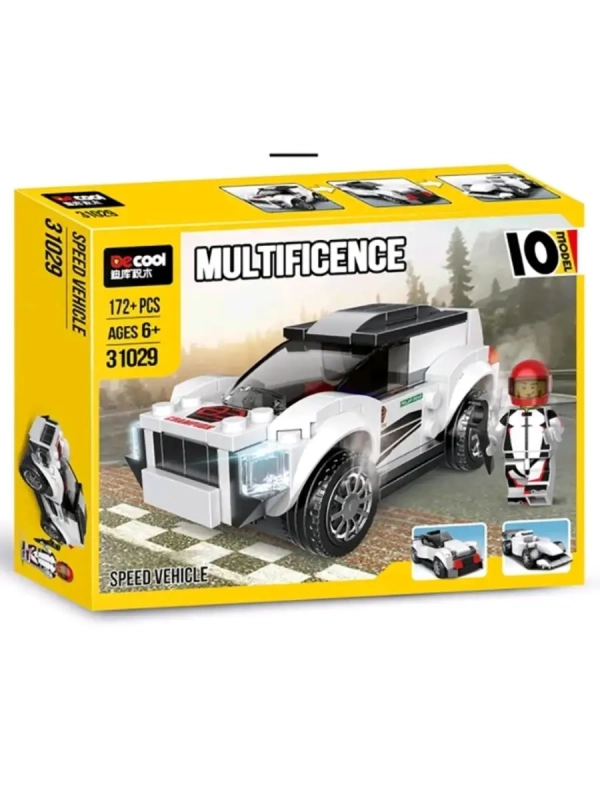 Конструктор Гоночный автомобиль Decool Multificence
