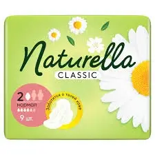 Naturella Прокладки женские гигиенические Classic Camomile Normal Sing 9 шт