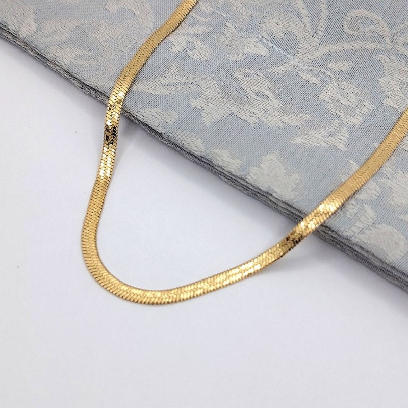 Цепочка из нержавеющей стали золотого цвета