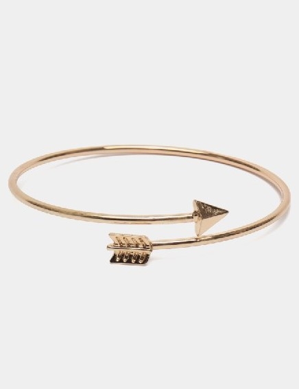 Открытый браслет-манжет Guangtuo с перьями для женщин золотой