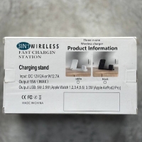 Беспроводная зарядка 3в1