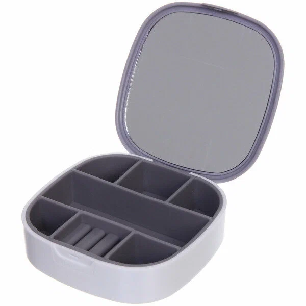 Шкатулка для украшений с зеркалом (Цвет в ассортименте)