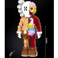 Конструктор Коллекционная 3D модель Kaws, 1315 деталей