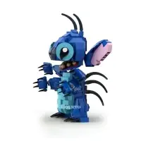 Конструктор 3D модель - злой стич, 334 детали