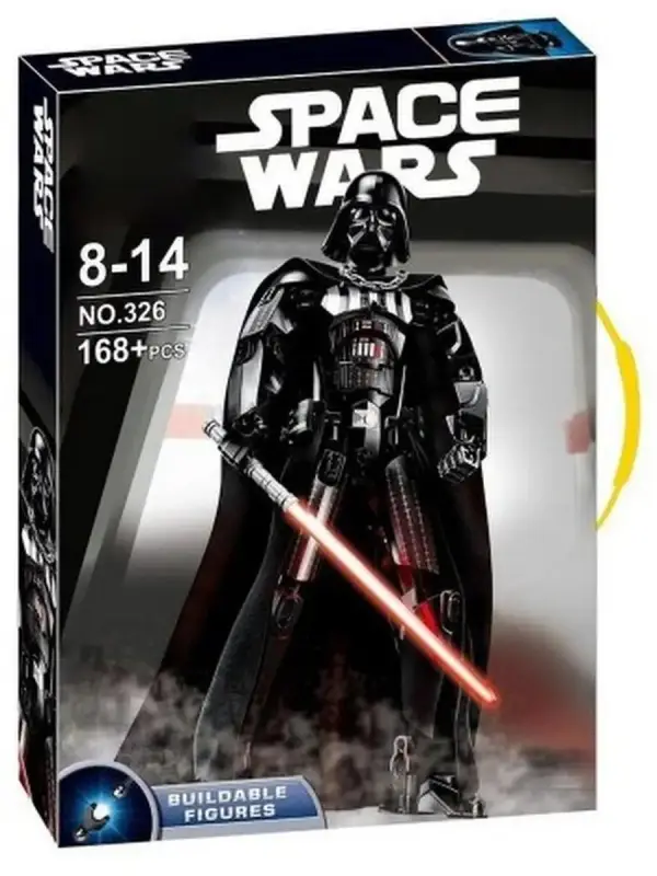 Конструктор 3D модель Дарт Вейдер - 168 деталей