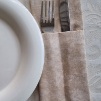 Конверты для сервировки мармор бежевый 4 шт.