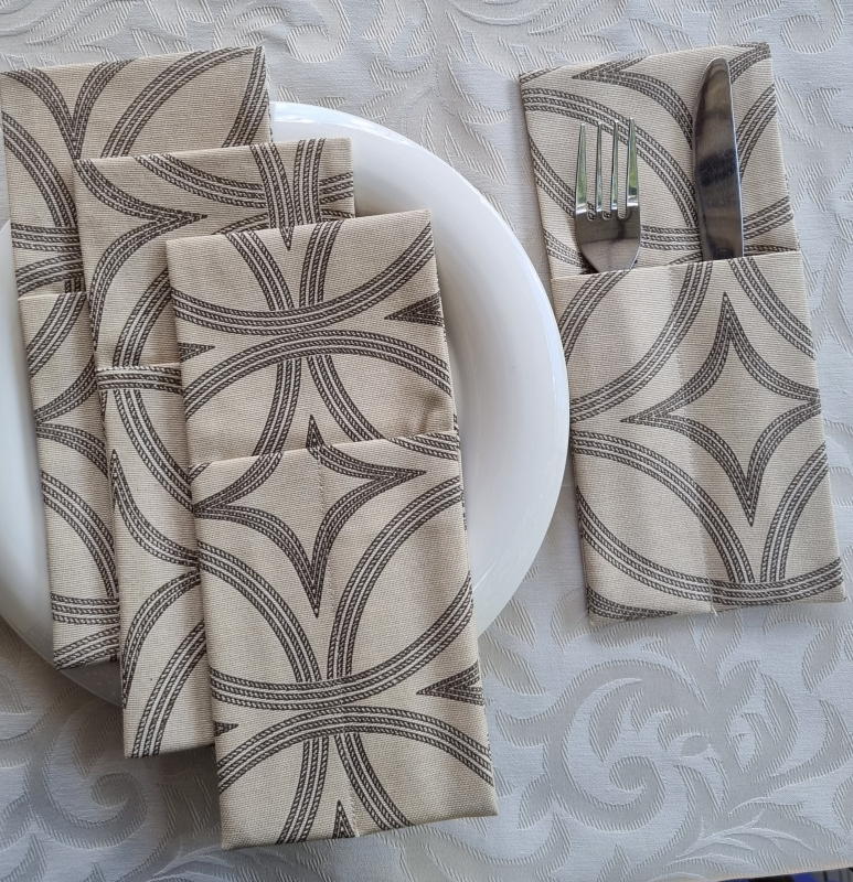 Конверты для сервировки Узоры 4 шт.