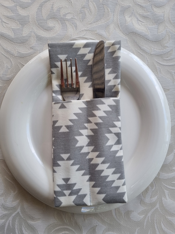 Конверты для сервировки Геометрия 4 шт.