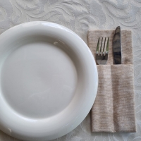 Конверты для сервировки мармор бежевый 4 шт.