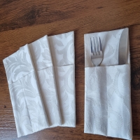 Конверты для сервировки Ричард молочные 4 шт.