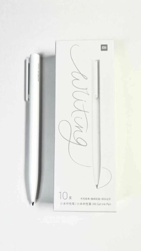 Гелевые ручки Xiaomi Mijia Gel Ink, 10шт, черные, подарочная упаковка