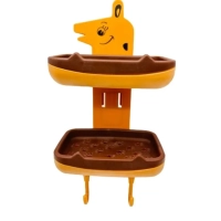 Мыльница детская двухъярусная (цвет в ассортименте)