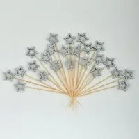 Шпажки для канапе Звездочет серебро набор 24 шт