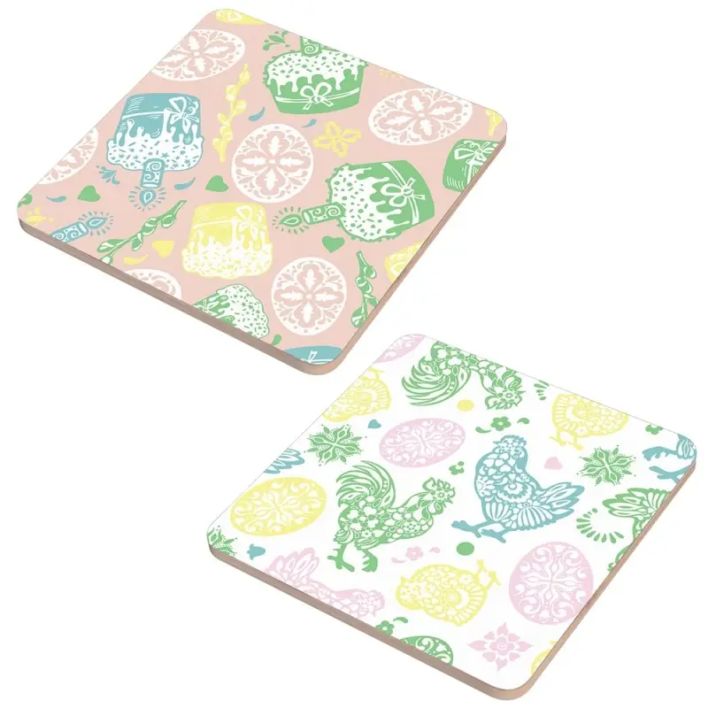 Подставка под горячее Цветная Пасха 14х14 см (ассортимент)