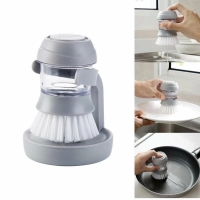 Щетка для мытья посуды с дозатором