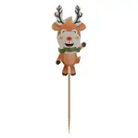 Топпер для украшения Новогодняя компания набор 6 шт