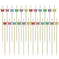 Шпажки для канапе Бабочки 24 шт