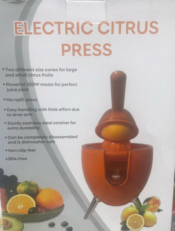Пресс для цитрусовых электрический