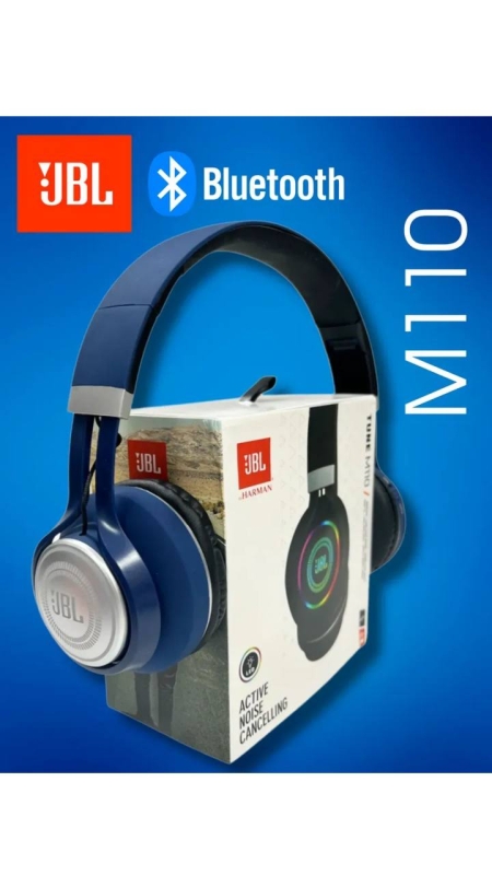 Наушники беспроводные, Bluetooth JBL M110 синие