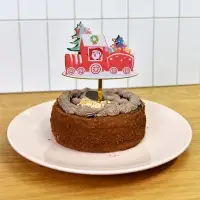 Топпер для украшения Новогодний паровоз