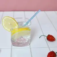 Трубочки для коктейля Блестки 50 шт с ершиком