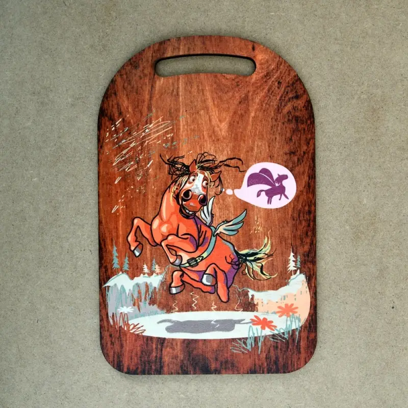 Доска разделочная Савраска 29х18см (ассортимент)