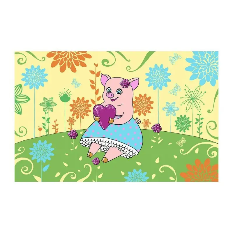 Подставка под горячее Милые свинки 18х28см (ассортимент)