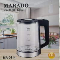 Чайник электрический стеклянный MA-0614 2л