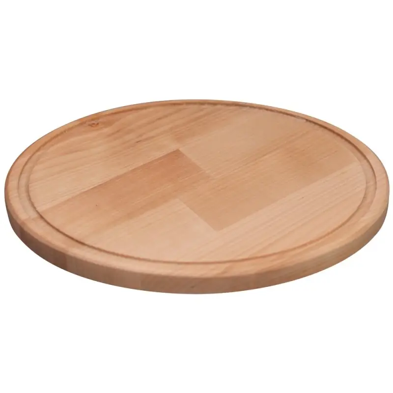 Доска разделочная с желобками 26х19 см овал