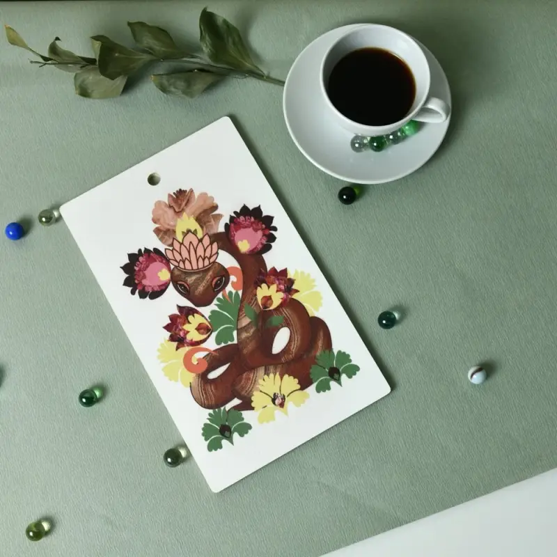 Доска разделочная Змейка Чародейка 29х17 см (ассортимент)