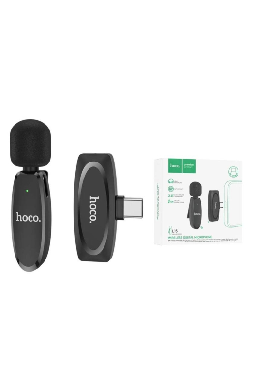 Беспроводной петличный микрофон Hoco L15 Type-C