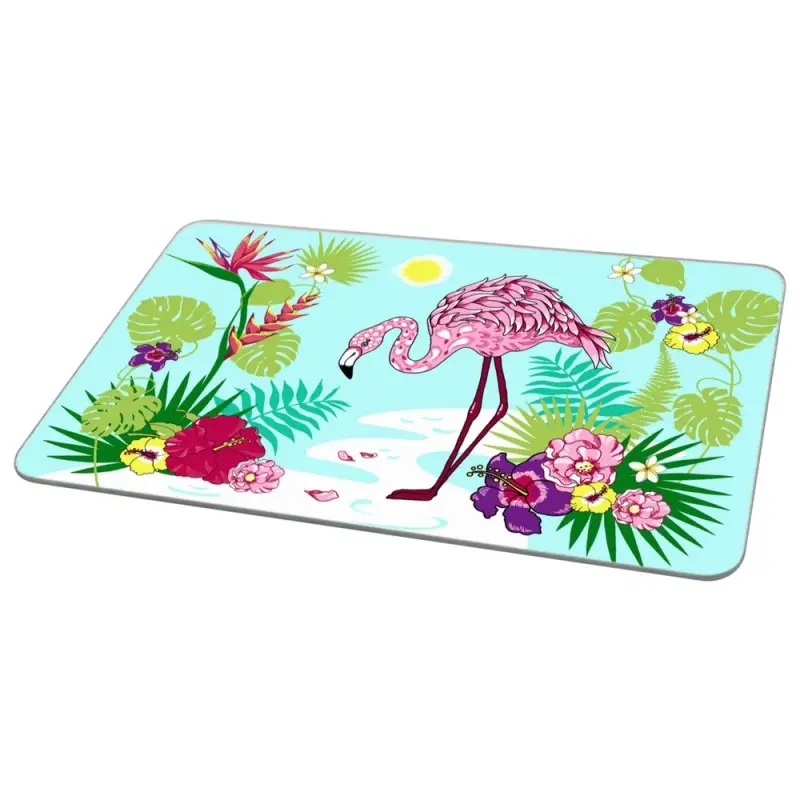 Доска разделочная Подставка под горячее Фламинго 18х28см (ассортимент)