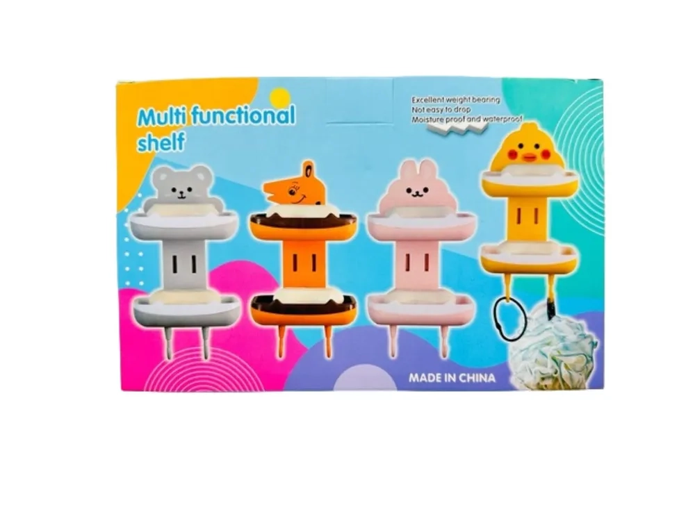 Мыльница детская двухъярусная (цвет в ассортименте)