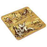 Подставка под горячее Мужской клуб 14х14 см (ассортимент)