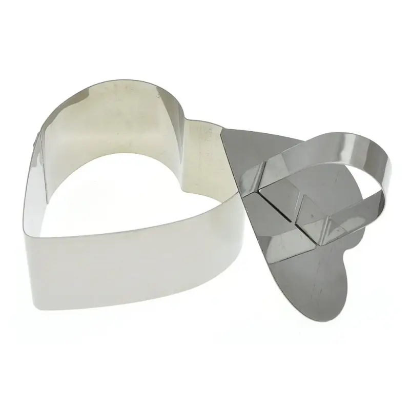 Кулинарная форма "Сердце" с крышкой-прессом