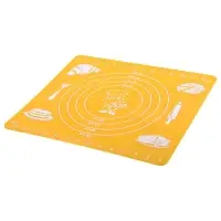 Коврик кулинарный силиконовый с разметкой 29х26 см (ассортимент)