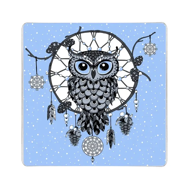 Разделочная доска подставка под горячее Скандинавия 18х18см (ассортимент)