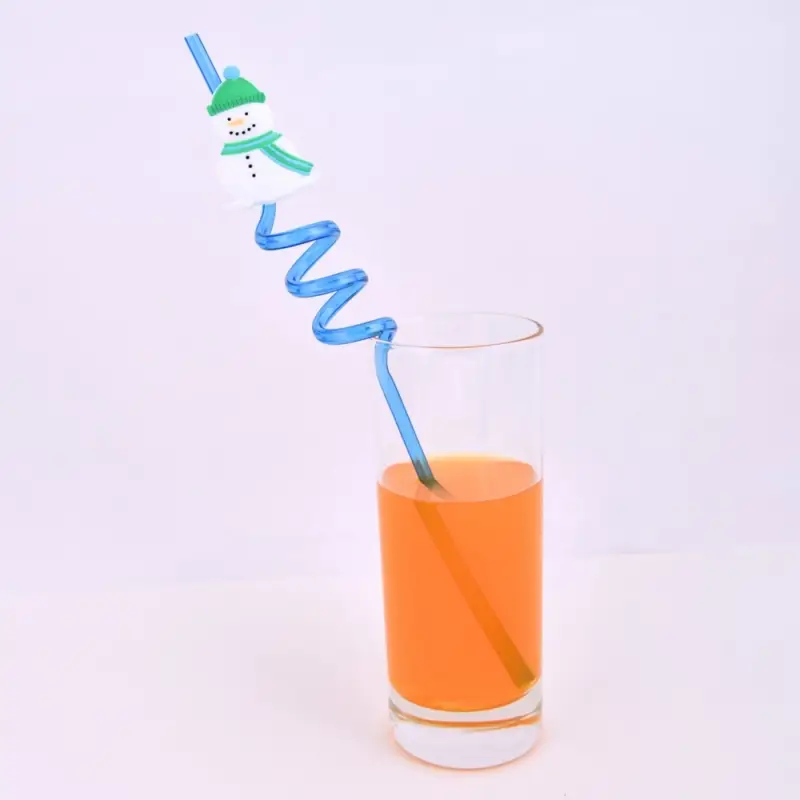 Трубочки для коктейля Новогодняя компания 4 шт