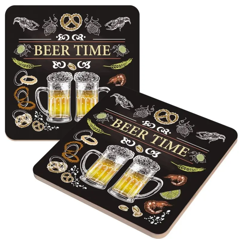 Подставка под горячее BEER TIME 14х14см