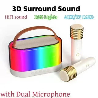 Портативная колонка караоке с подсветкой